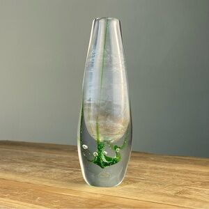 Vicke Lindestrand Seaweed Vase Produced By Kosta Sweden Art Glass Vase